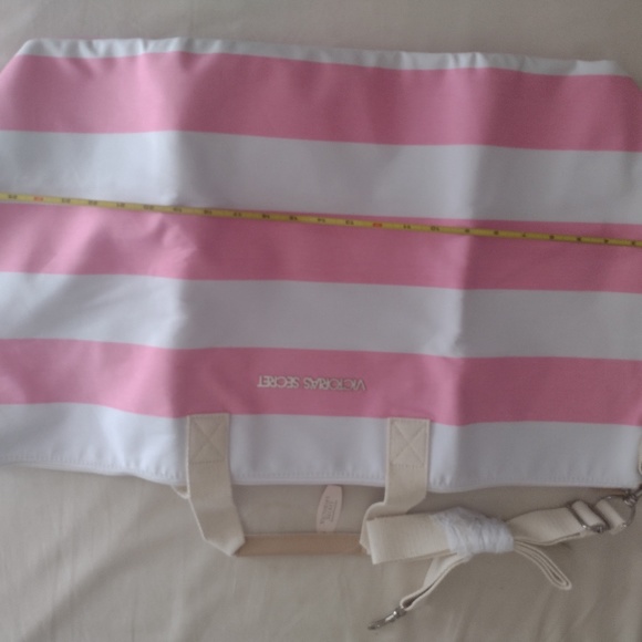 Extra Large Striped Victoria's Secret Tote - Picture 5 of 8